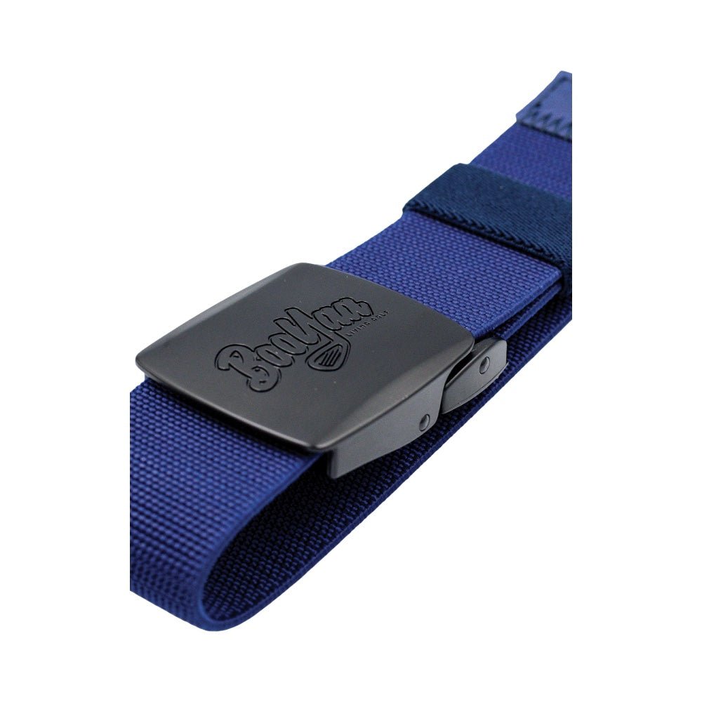 BooYaa Adjustable Navy Stretch Black Alloy Buckle