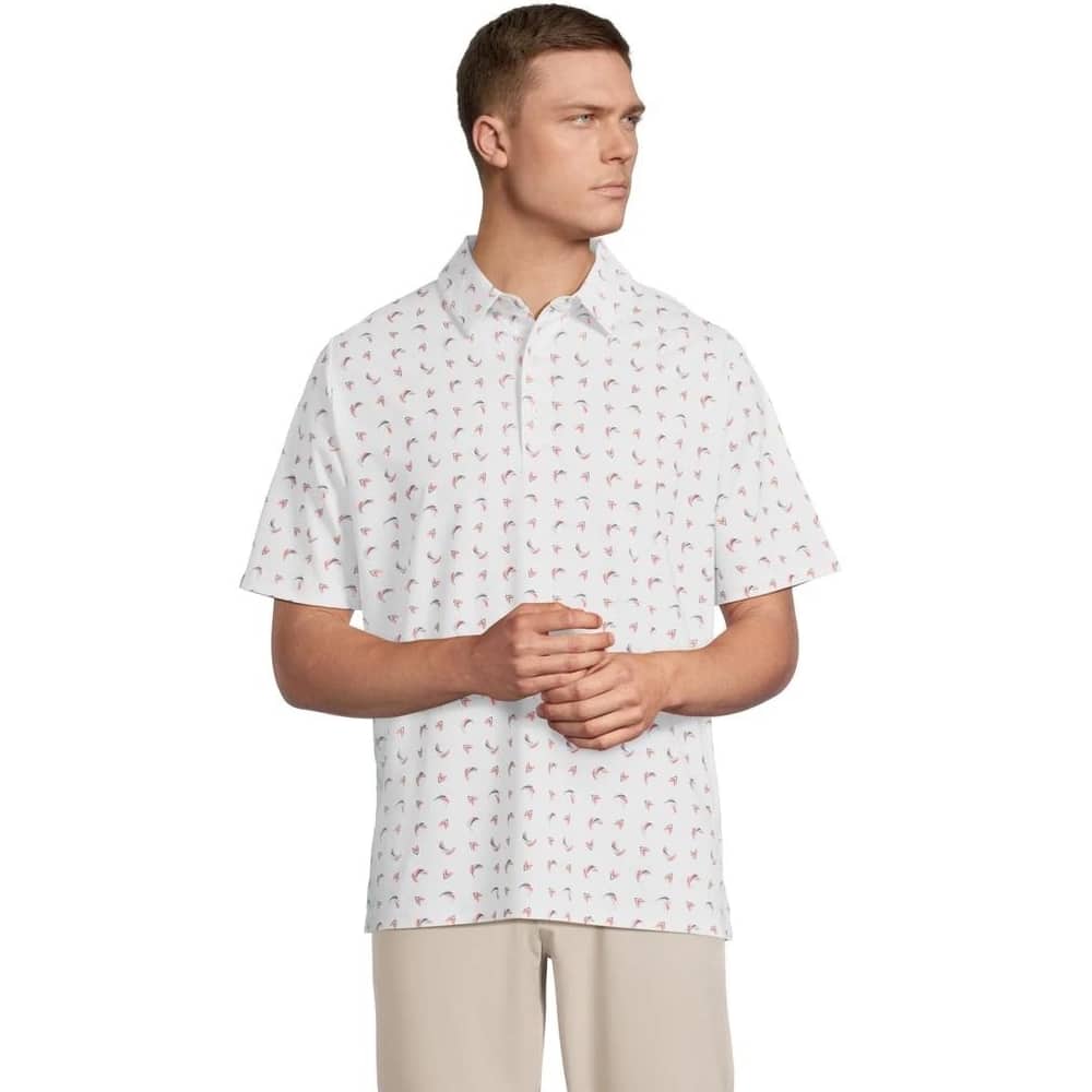 Callaway Abstract Swing Chev White Men's Shirt