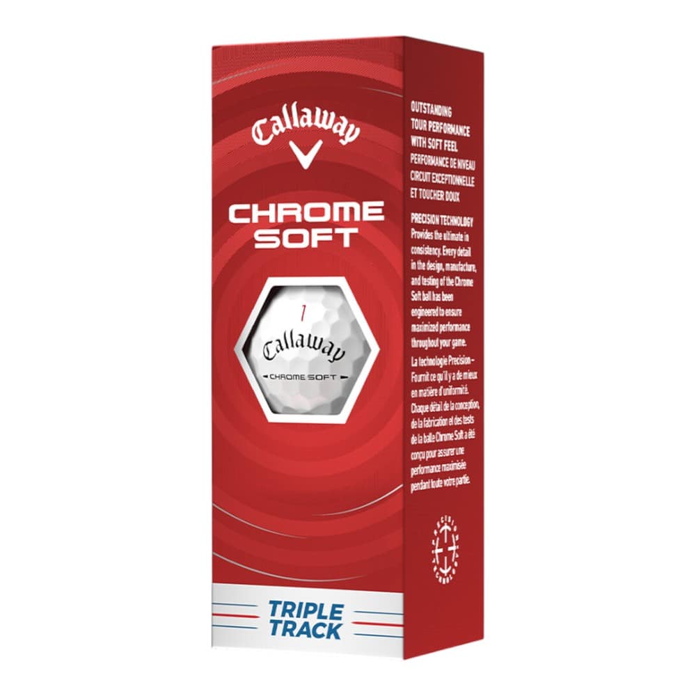 Callaway Chrome Soft Triple Track 26 White Golf Balls