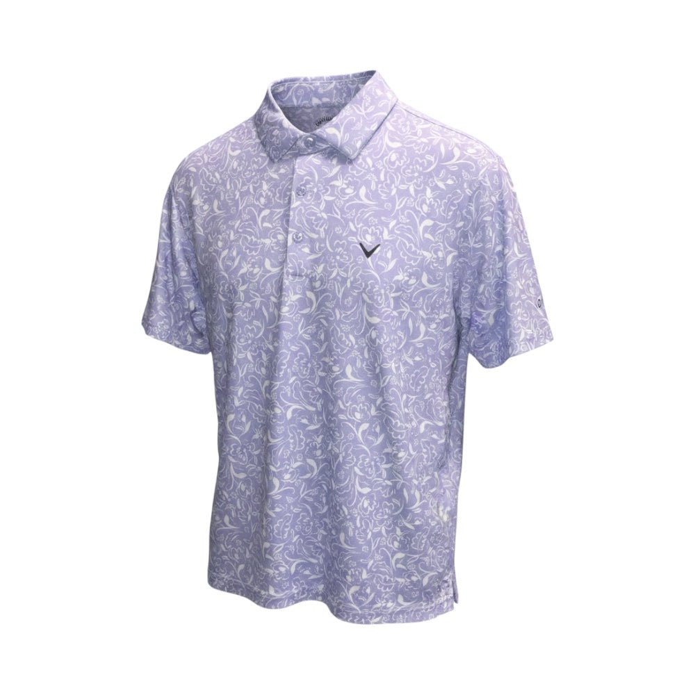 Callaway Floral Print Lavander Shirt
