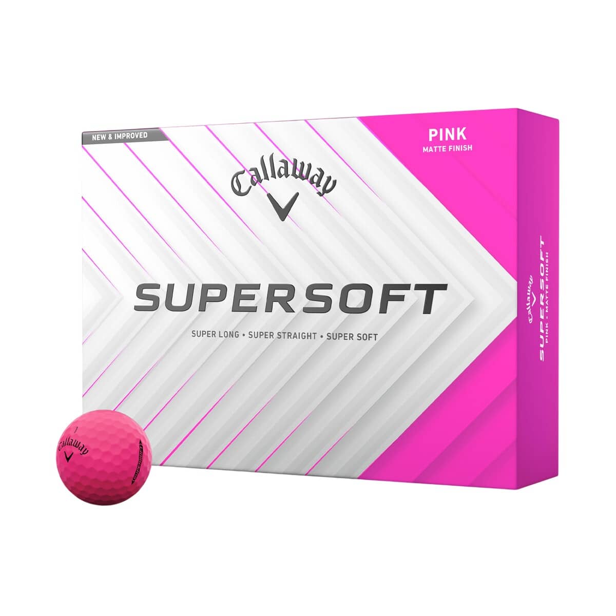 Callaway SuperSoft Pink Golf Balls
