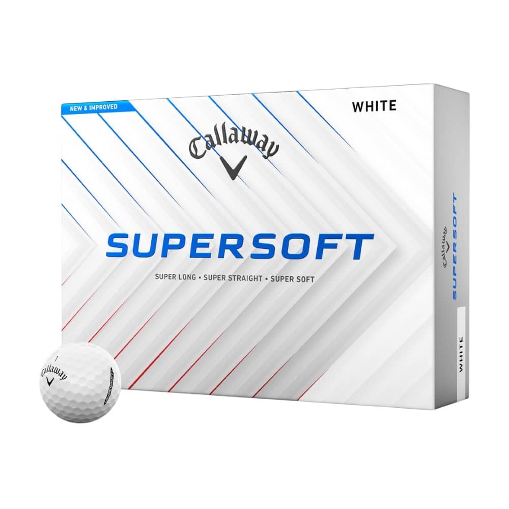Callaway SuperSoft White Golf Balls