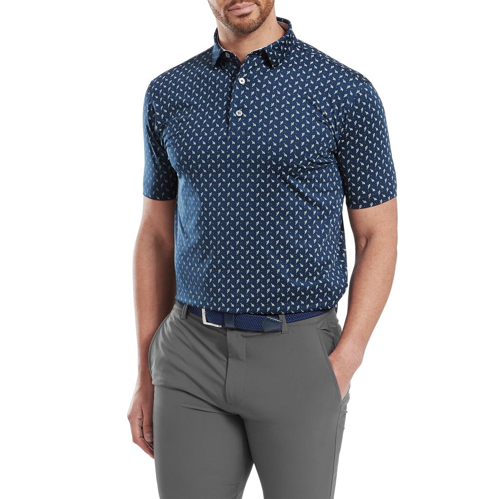 FootJoy EU Flower Bud Foulard Navy Polo