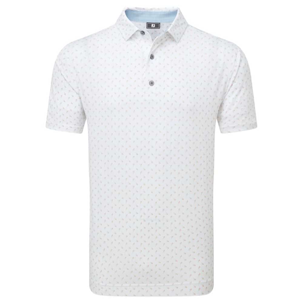 Footjoy EU Flower Bud Foulard White Polo