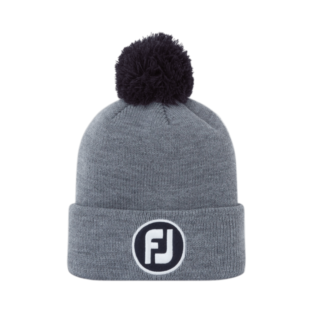 FootJoy Grey Pom Pom Knit Hat