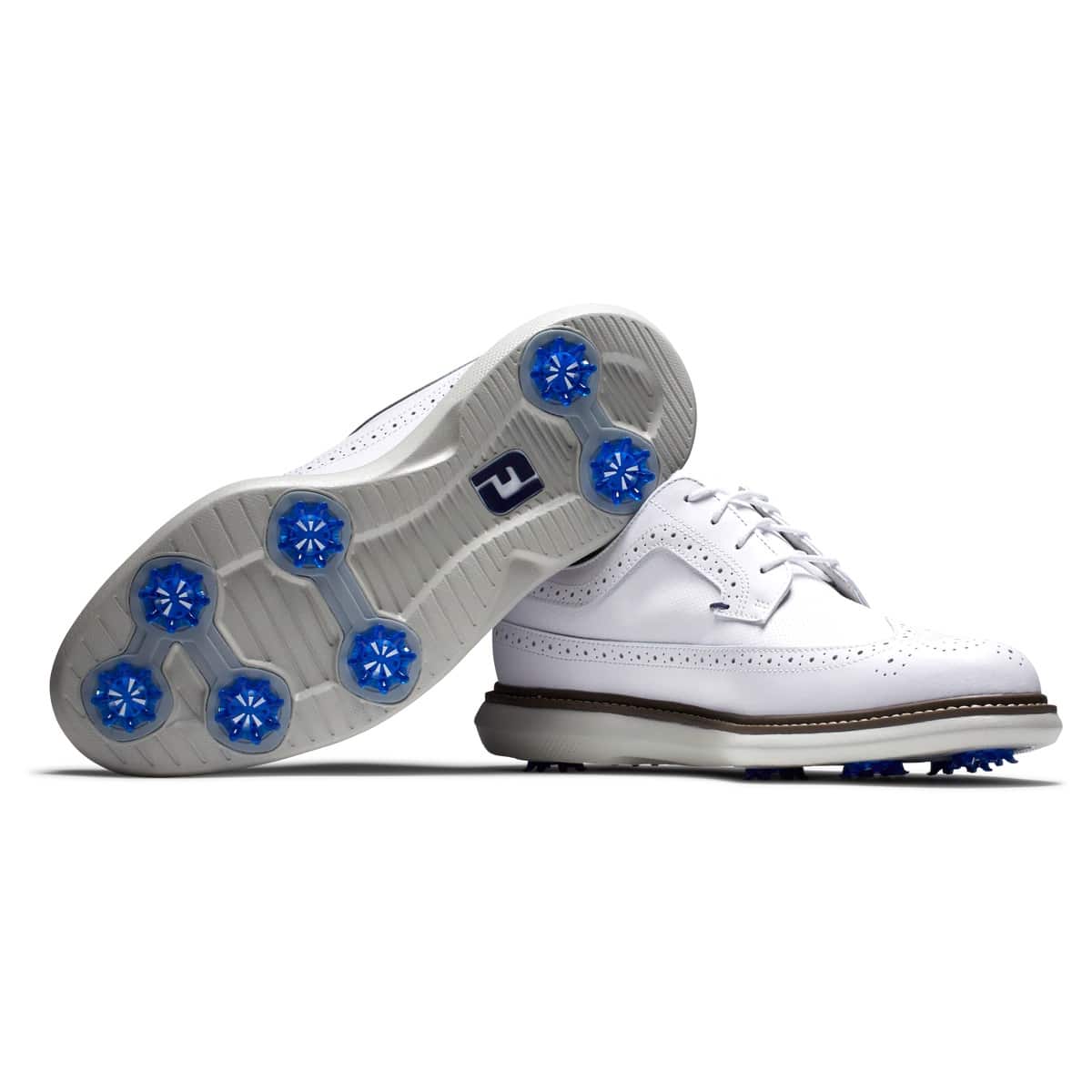 FootJoy Traditions White Wing Tip Golf Shoes