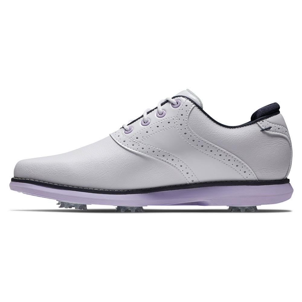 FootJoy Traditions White/Navy/Purple Shoes