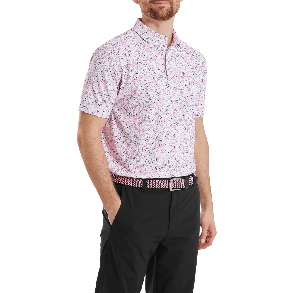 FootJoy Watercolour Print Pique Shirt