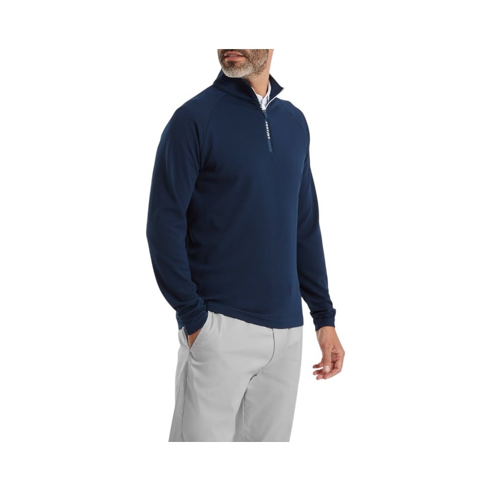 FootJoy Wordmark Chill Out Navy Quarter Zip