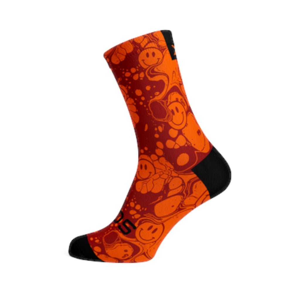 Footwear Neon Slide Orange Socks