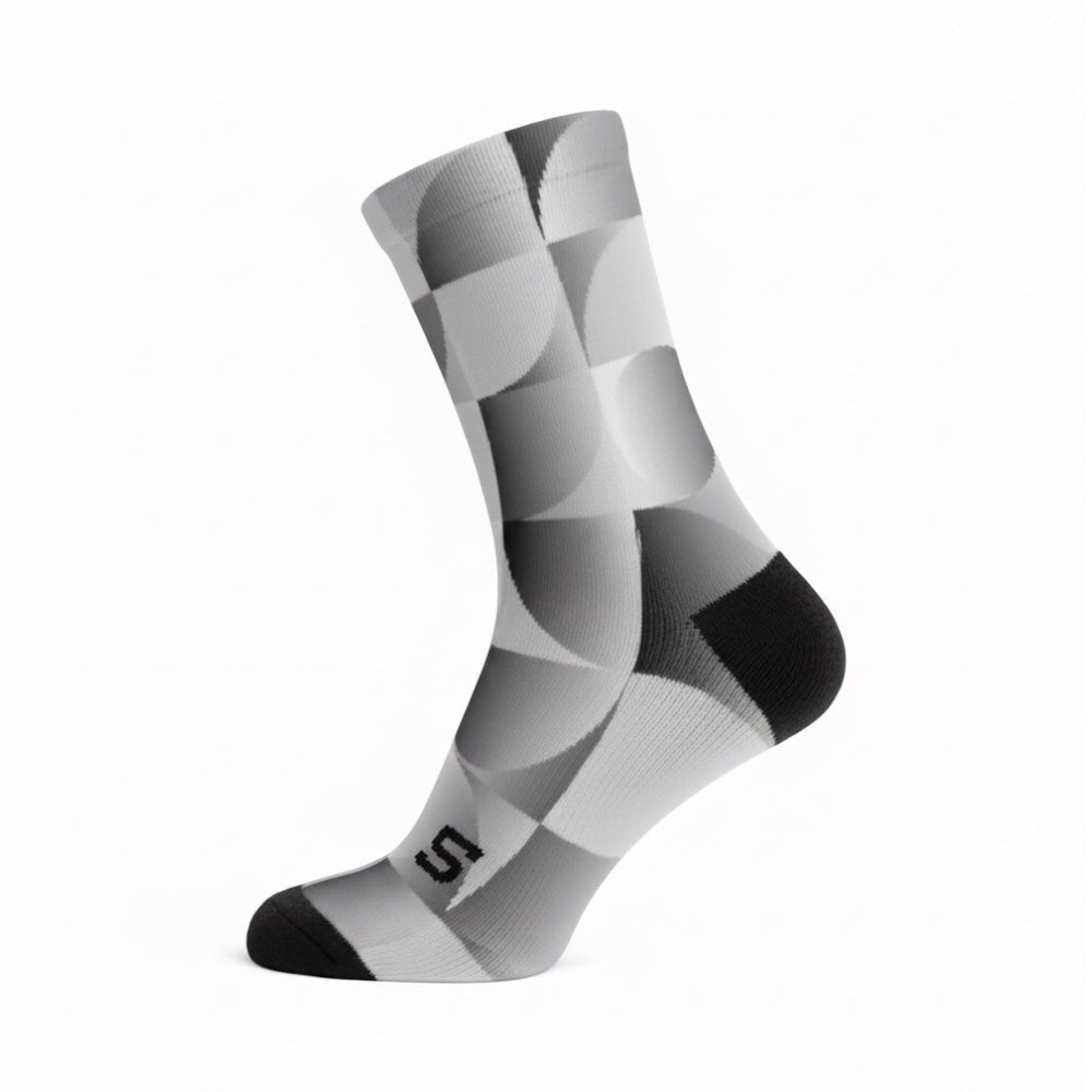 Footwear Solid Silver Socks