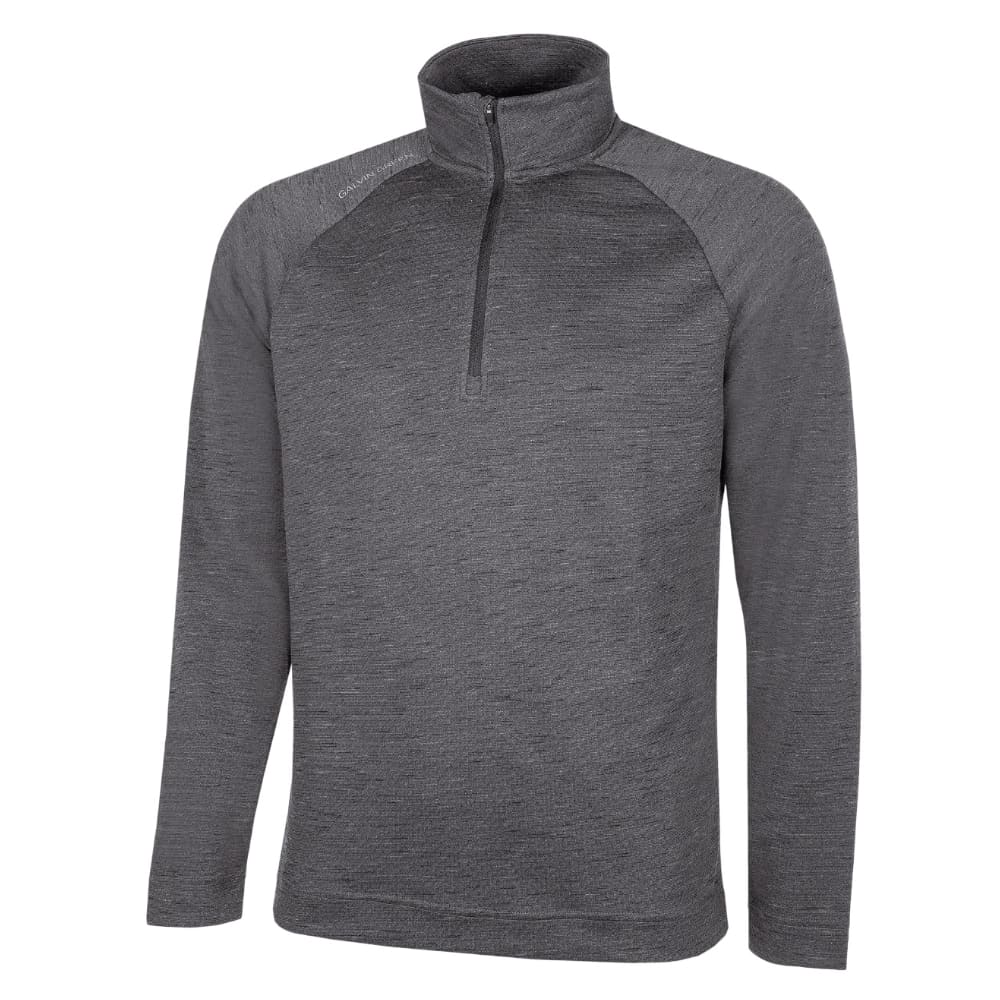Galvin Green Dion Black Melange Golf Mid Layer