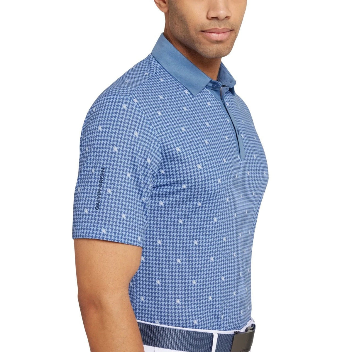 Galvin Green Marley Moonlight Blue/White Polo