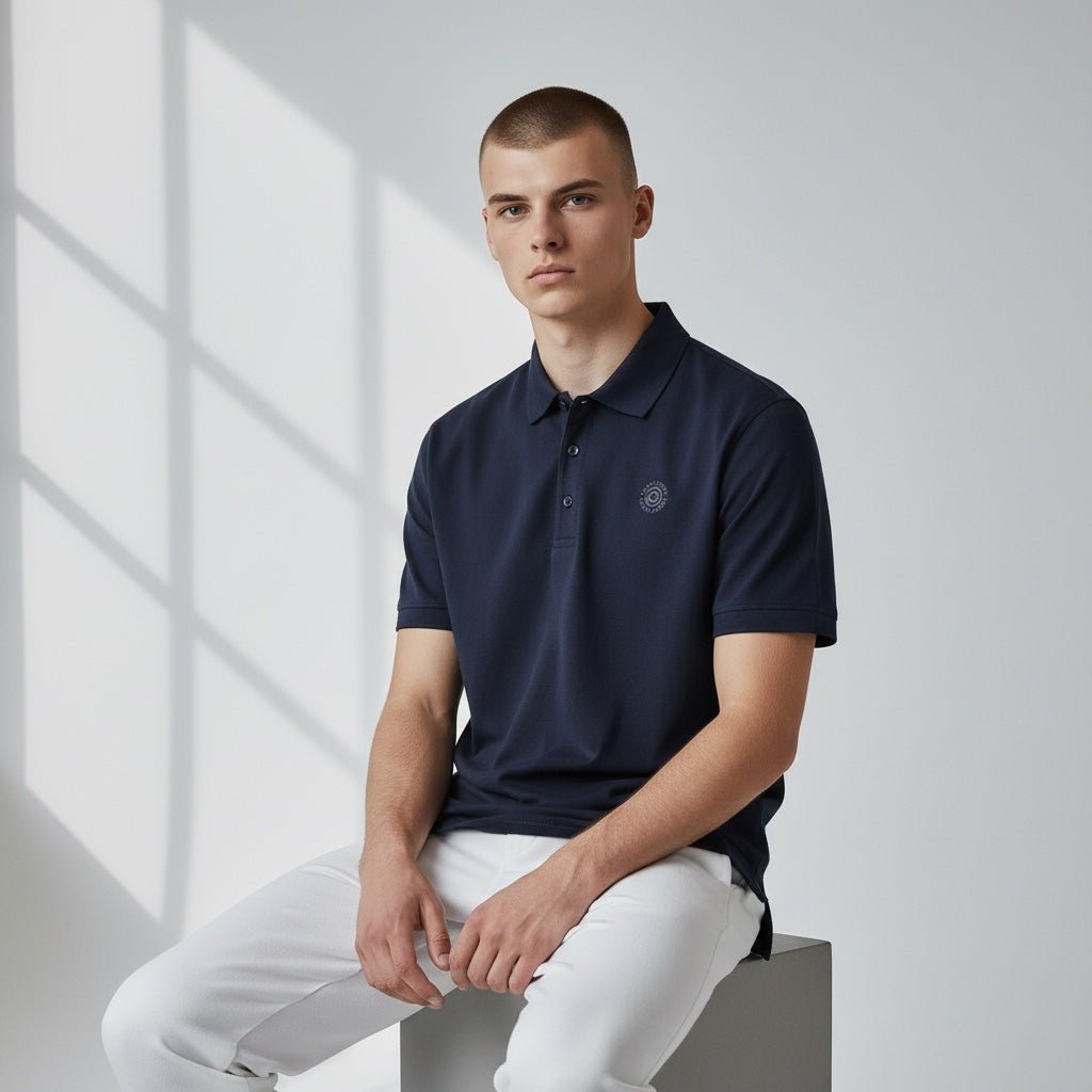 Galvin Green Maximillian Black Golf Shirt