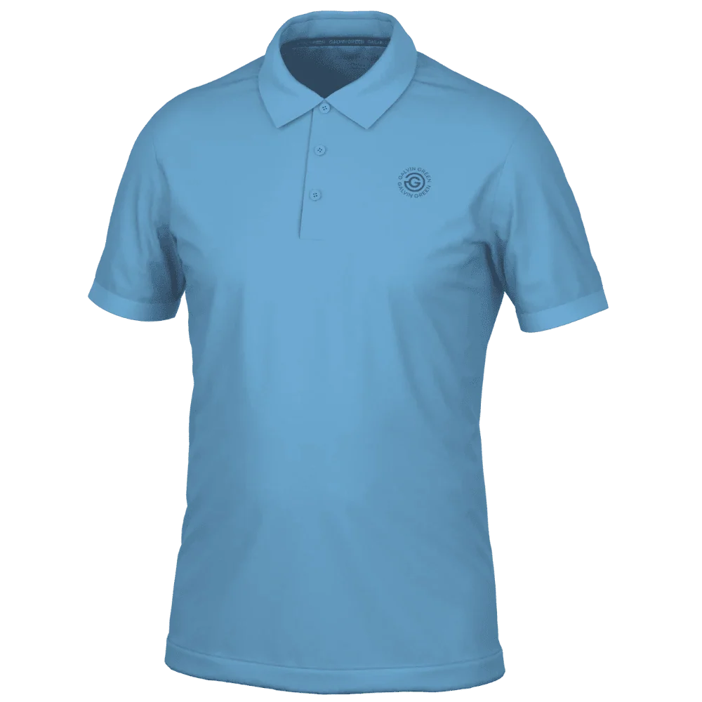 Galvin Green Maximillian Blue Golf Shirt