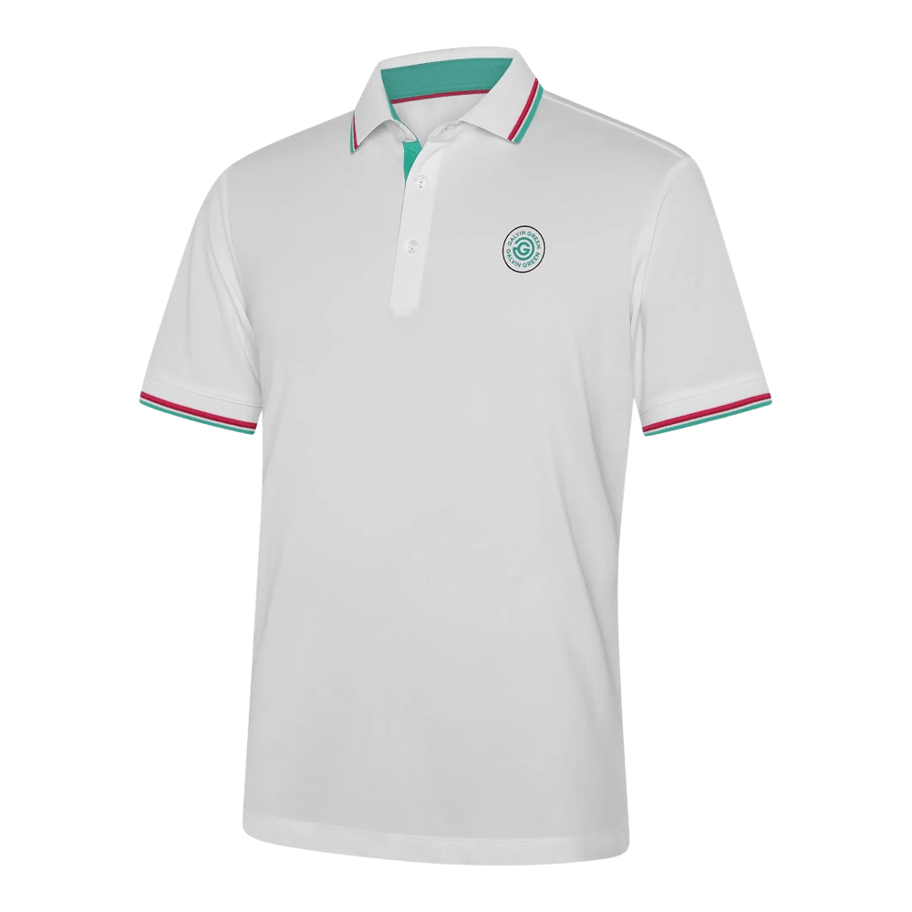 Galvin Green Mendoza White Polo