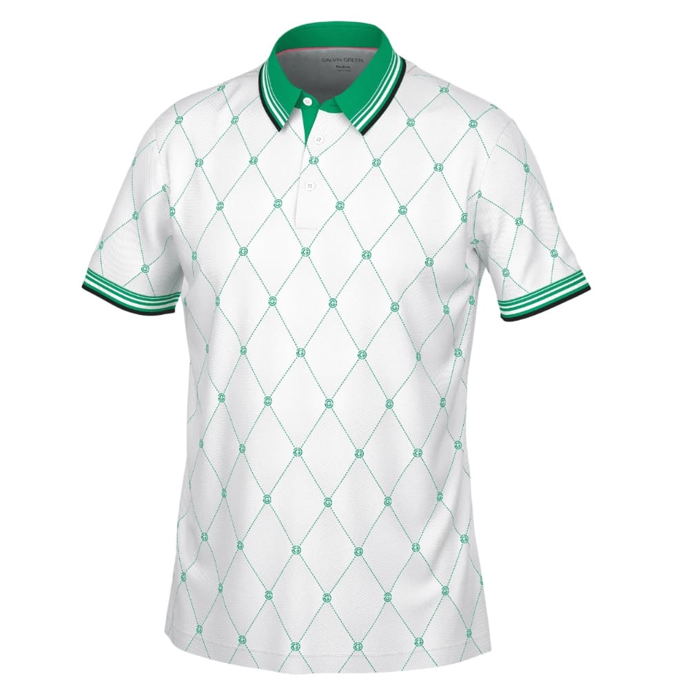 Galvin Green Miguel White/Green Polo
