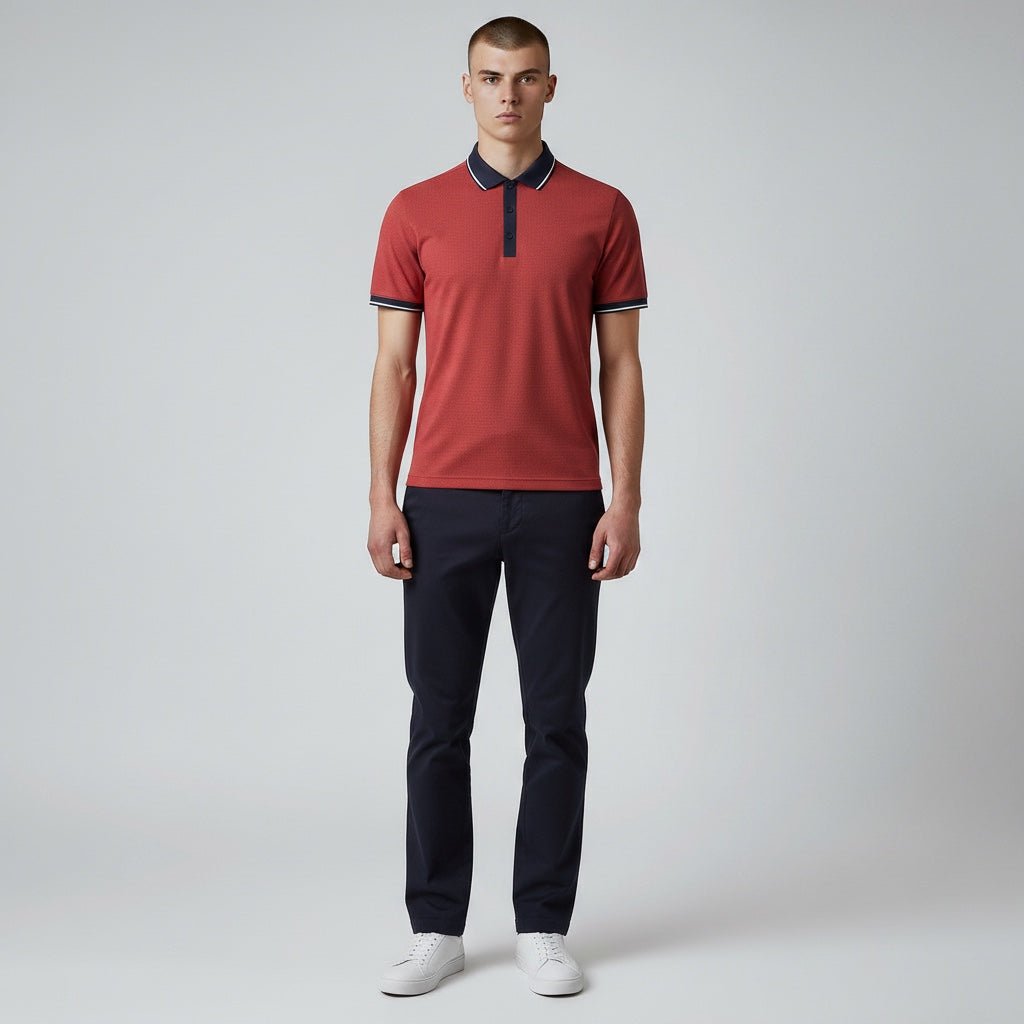 Galvin Green Miller Red/Navy Shirt