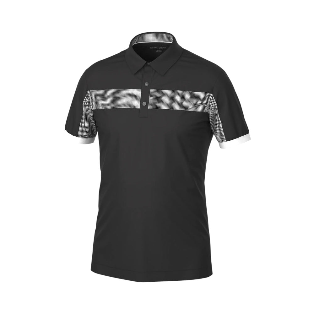 Galvin Green Mills Black/White Golf Shirt