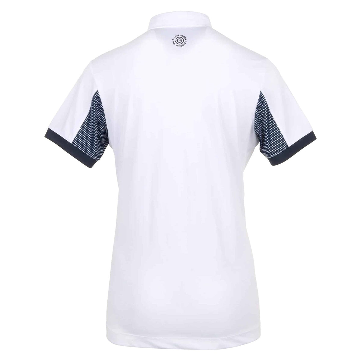 Galvin Green Mills White/Navy Golf Shirt