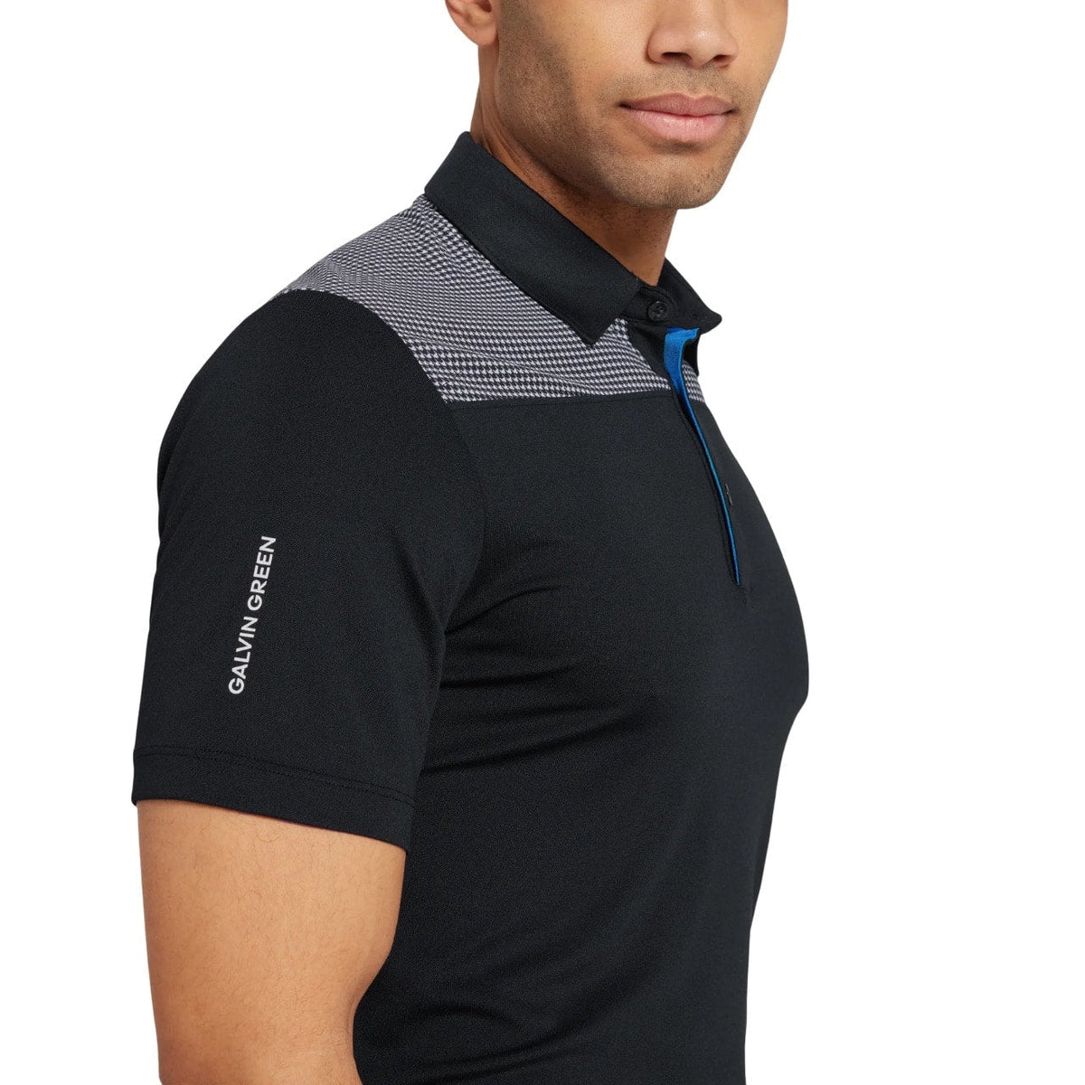 Galvin Green Miran Black/Royale Blue Polo