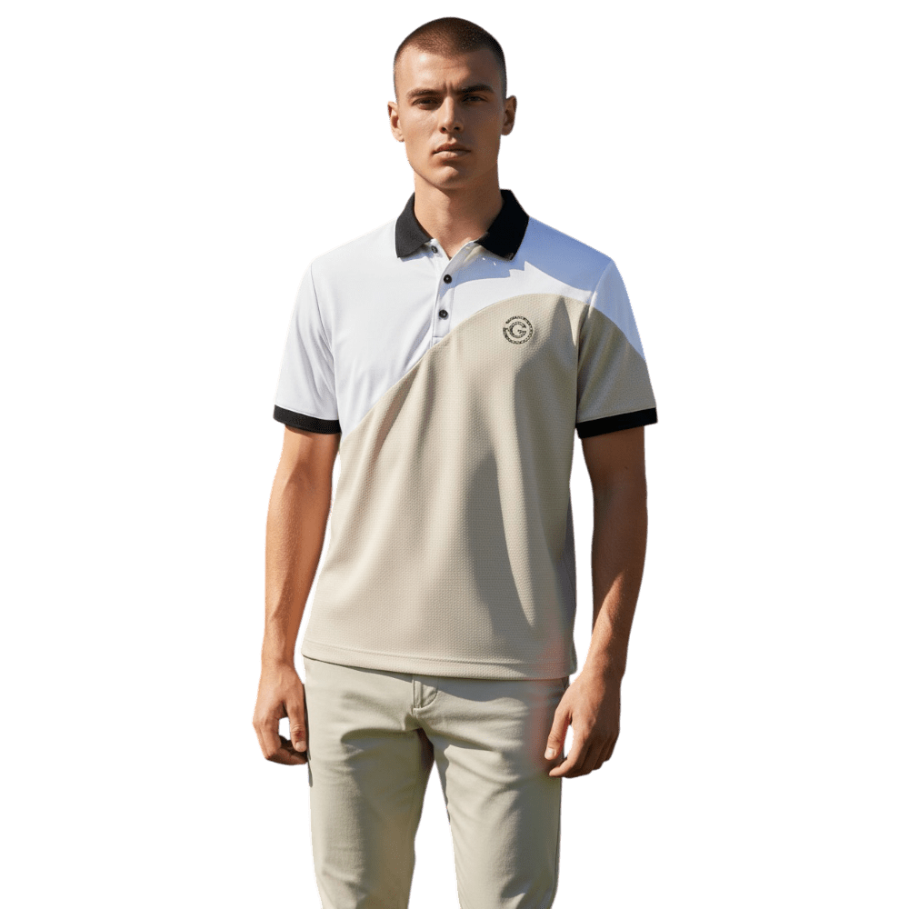 Galvin Green Myron Sand/White Polo