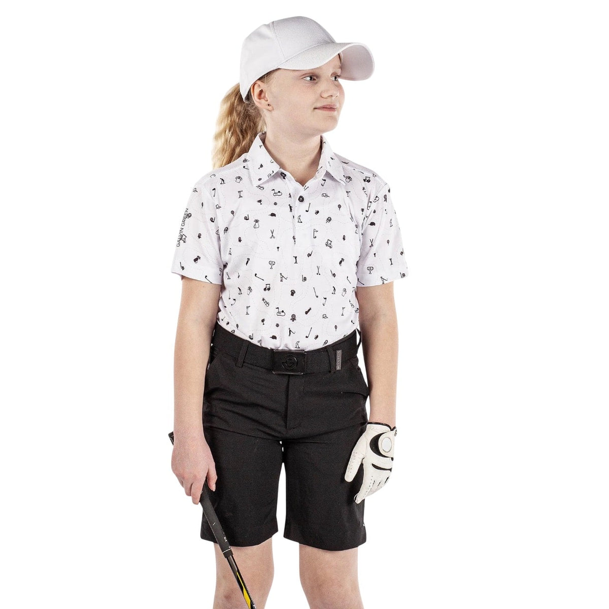 Galvin Green Rowan White/Black Junior Shirt