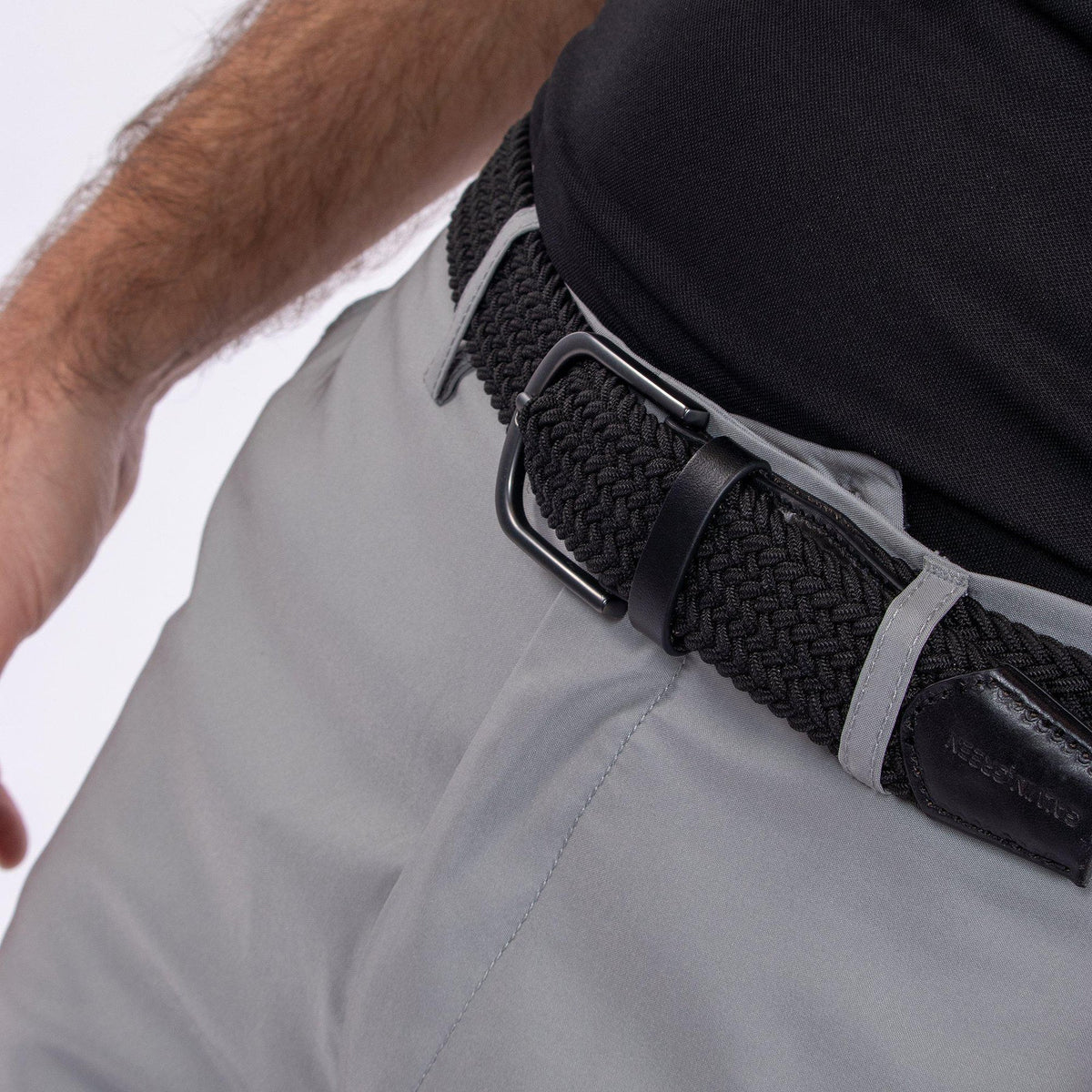Galvin Green Wave Elastic Black Belt