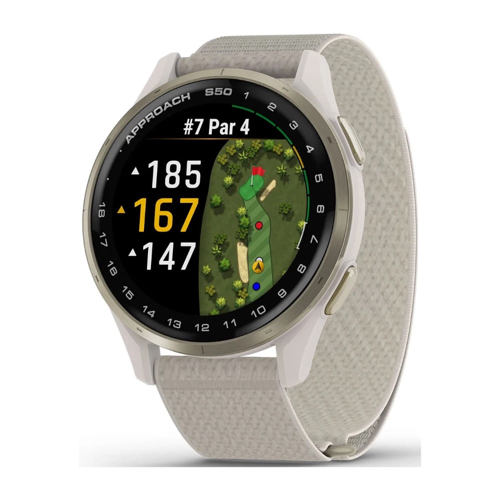 Garmin Approach S50 Cream Gold Smartwatch