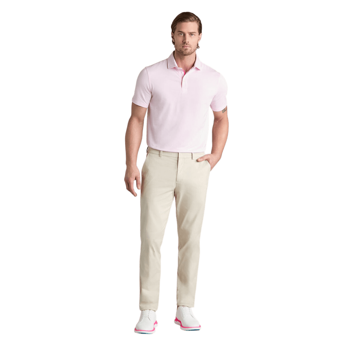 G/FORE All Play Stretch Blush Polo