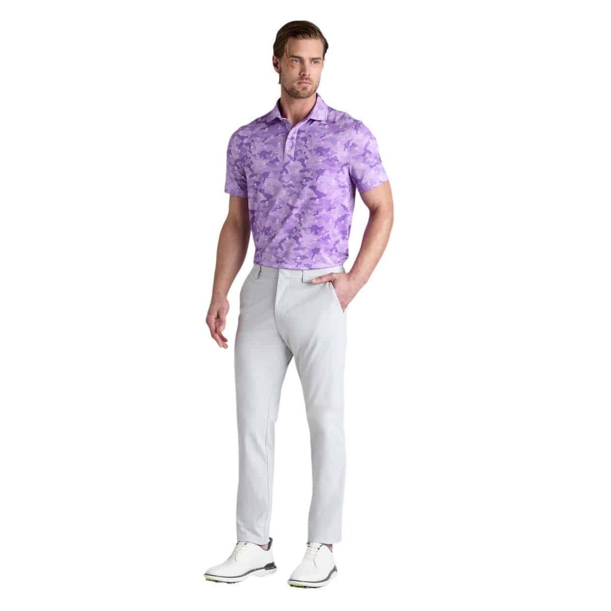 G/FORE Icon Camo Tech Iris Polo