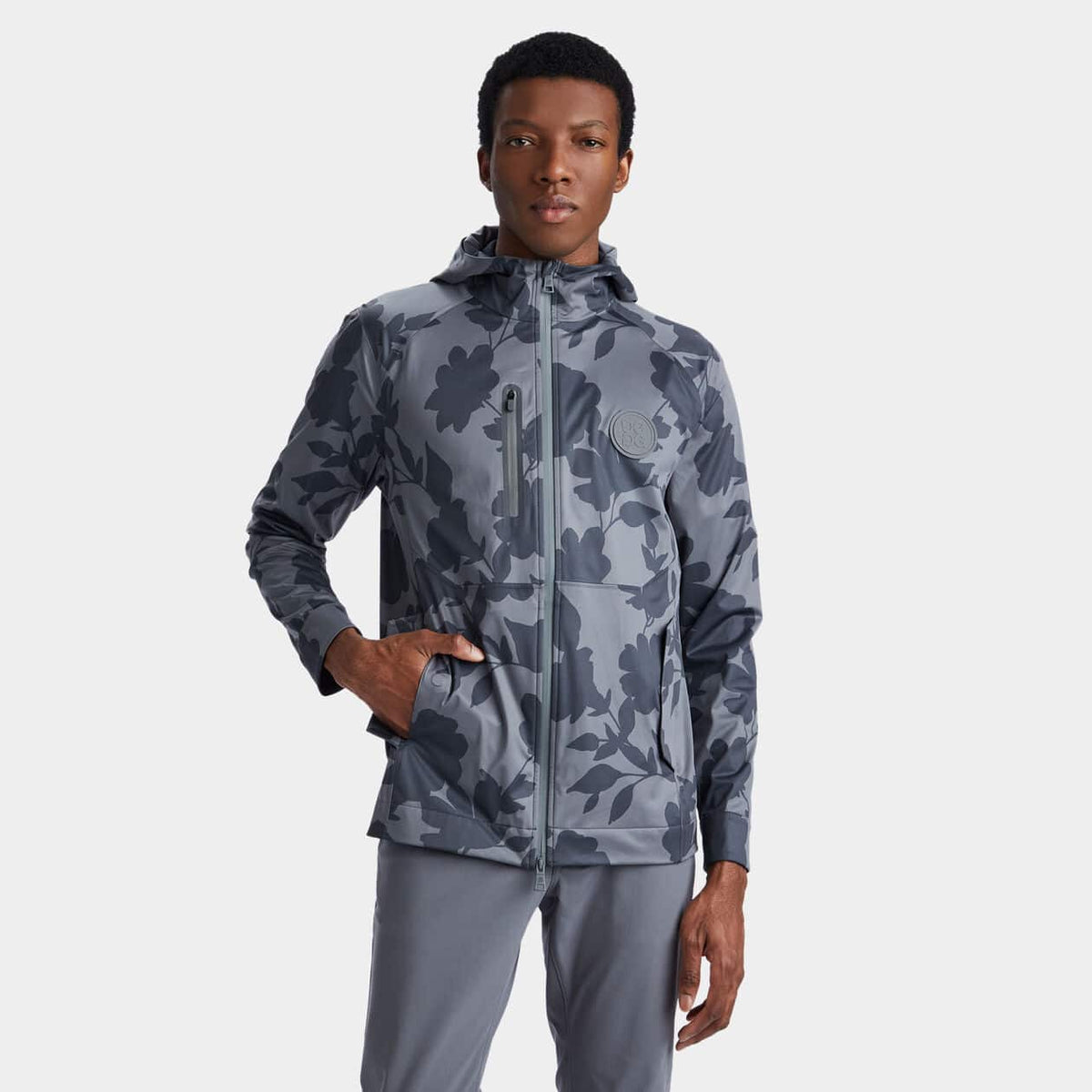 G/Fore Tonal Floral Weather Resistant Jacket