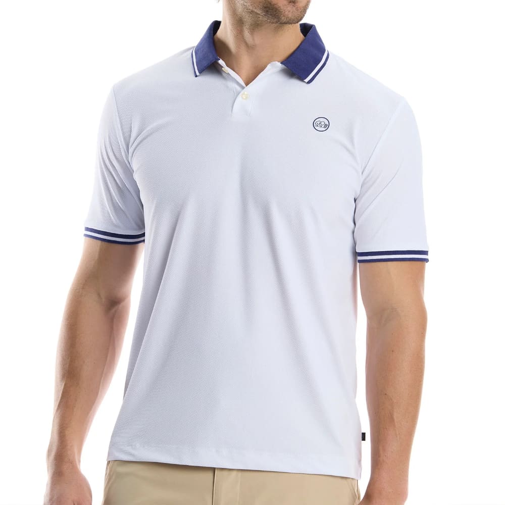 Good Good Grandstand Textured Polo