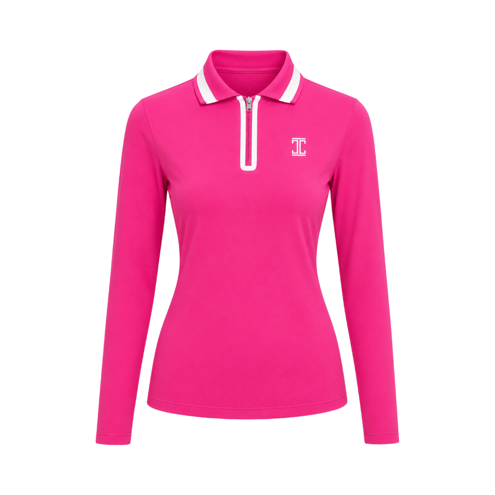ITU Golf Khensi Cerise Pink Shirt