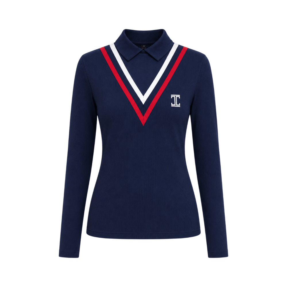 ITU Golf Zanele V Navy Blue Shirt