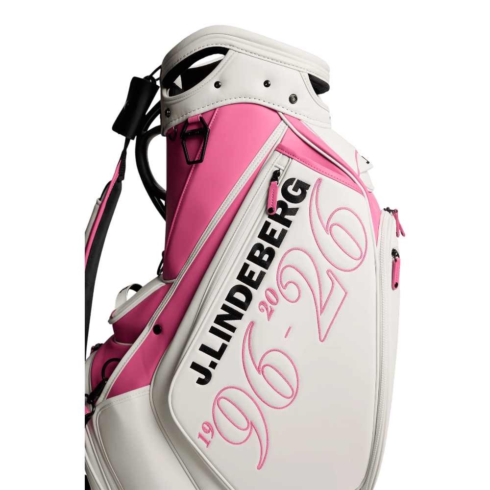 J.Lindeberg 30 Year Anniversary White/Pink Staff Bag