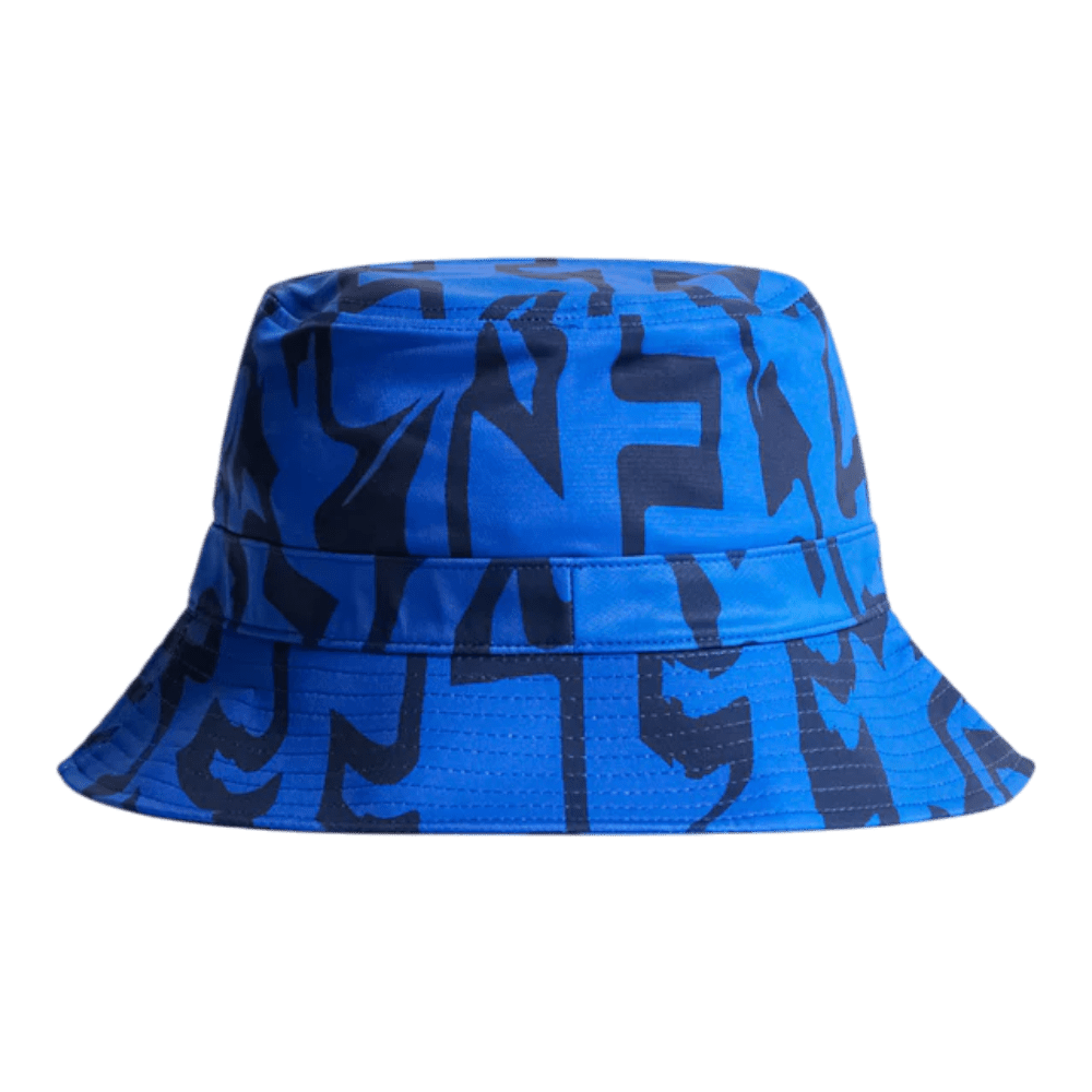 J.Lindeberg Denver Printed Glitch Bridge Blue Bucket Hat
