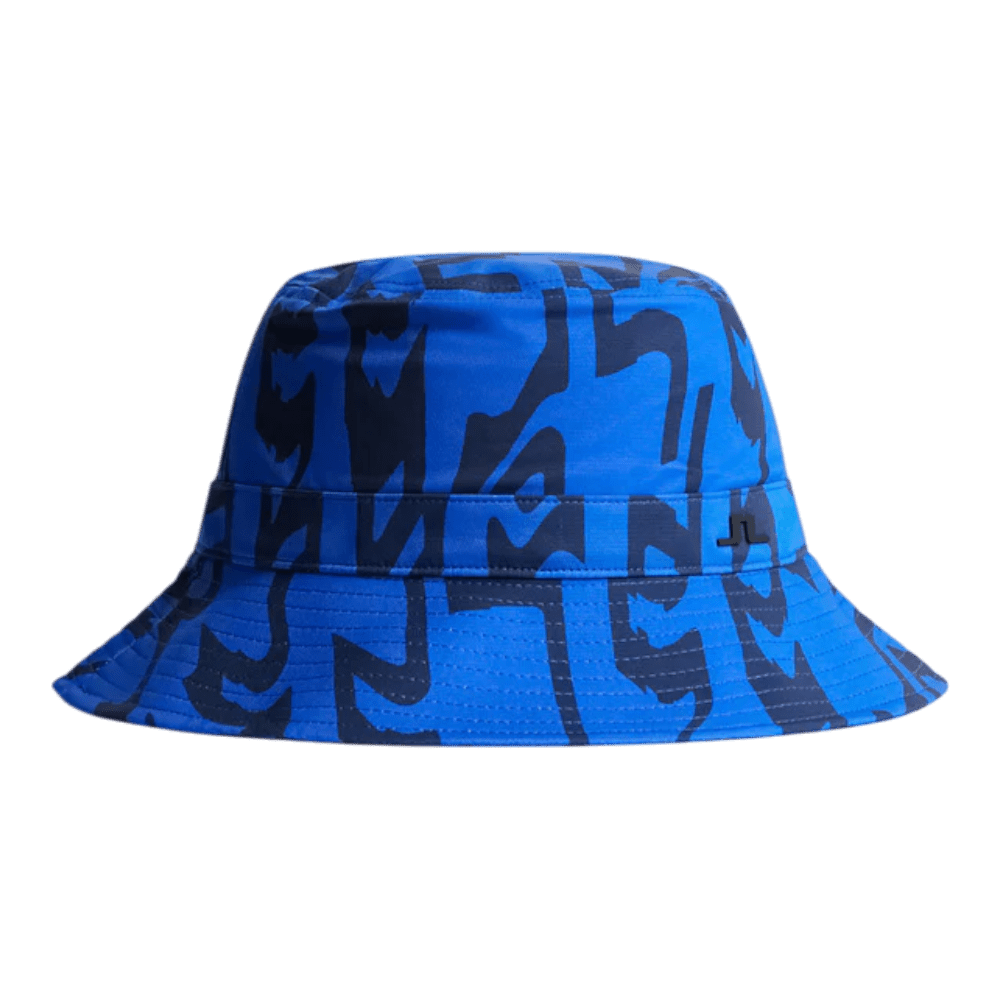 J.Lindeberg Denver Printed Glitch Bridge Blue Bucket Hat