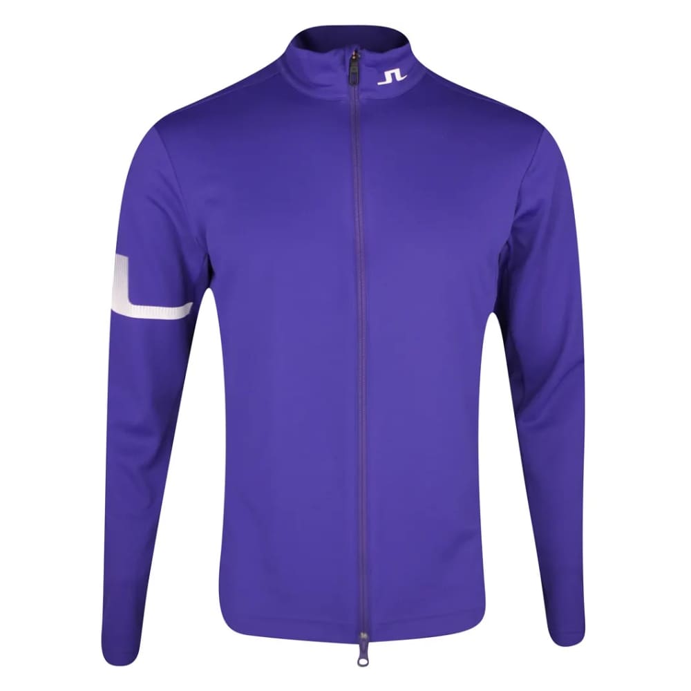 J.Lindeberg Heath Zip Deep Wisteria Mid Layer