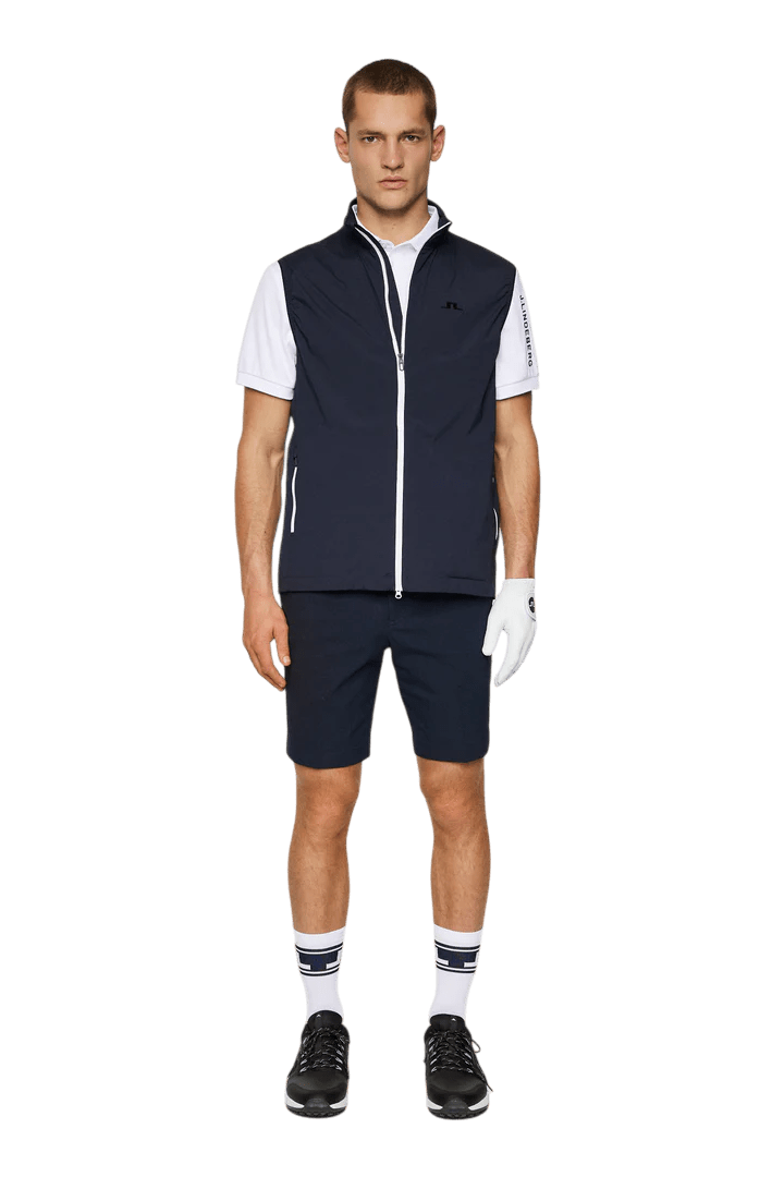 J.Lindeberg Navy Ash Light Packable Vest