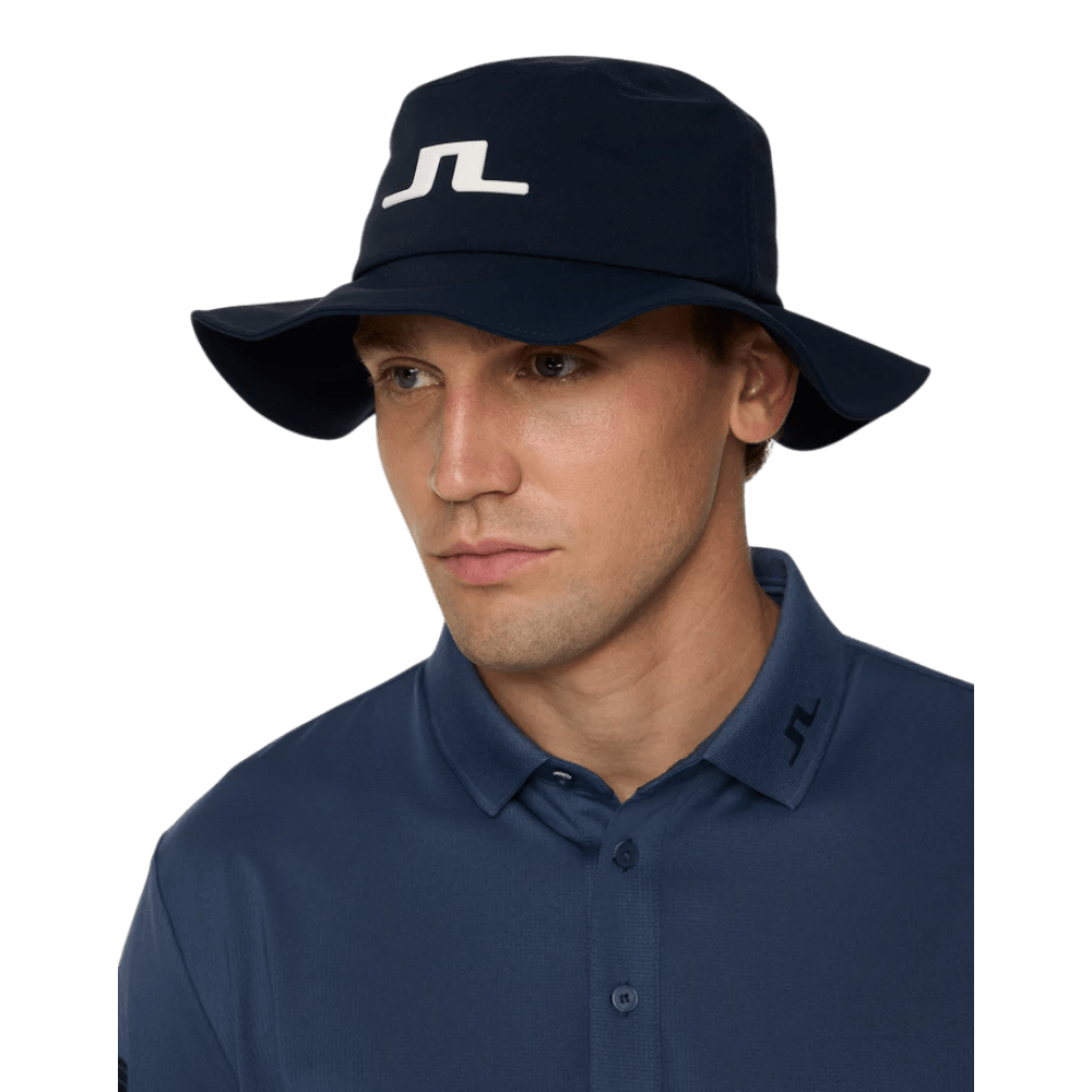 J.Lindeberg Tour Bucket Navy Hat