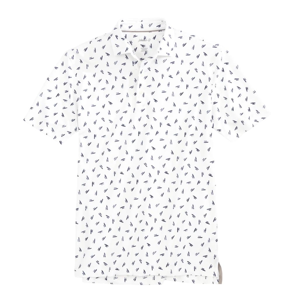 Johnnie-O Exeter Green/White Polo