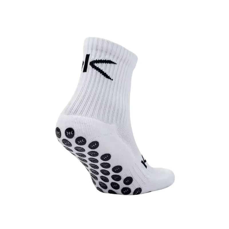 Kupe Active Ankle Grip White Socks