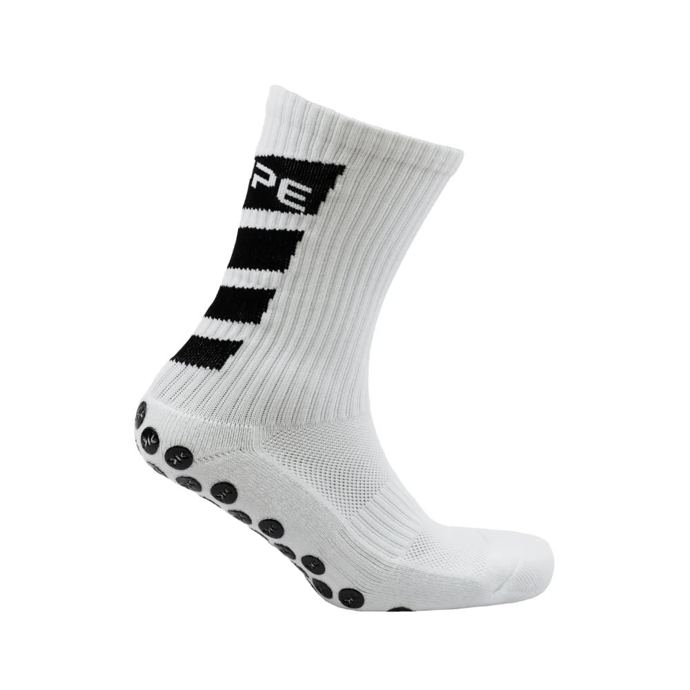 Kupe Active Grip White Socks