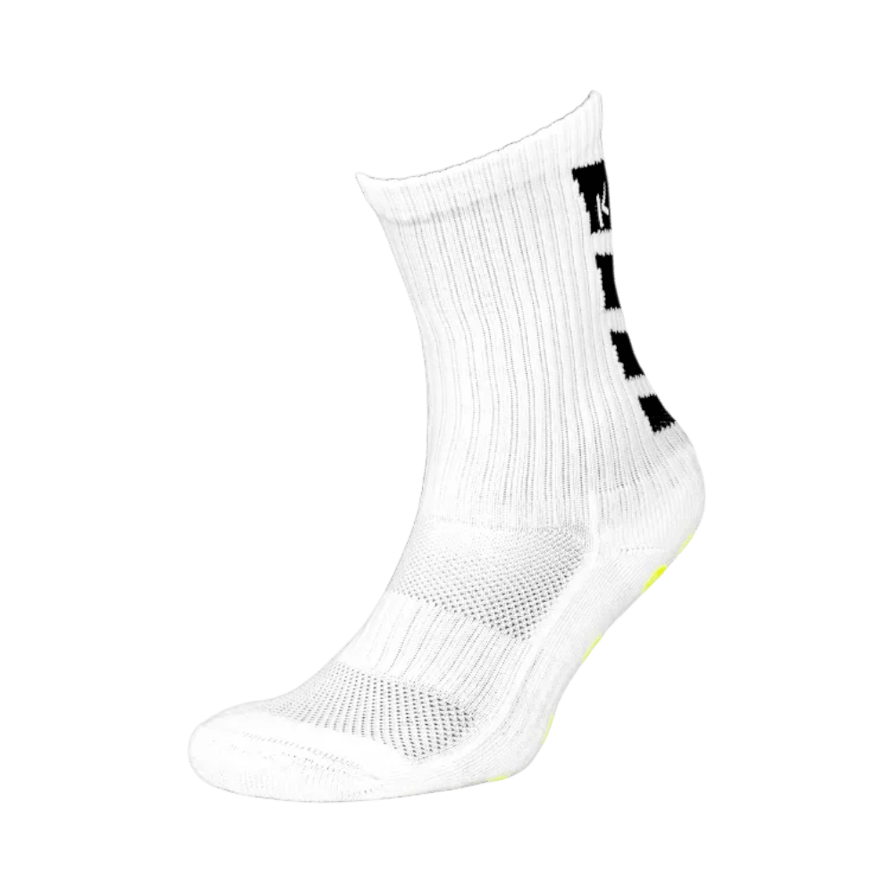 Kupe Active Kidz Calf Length White Unisex Socks