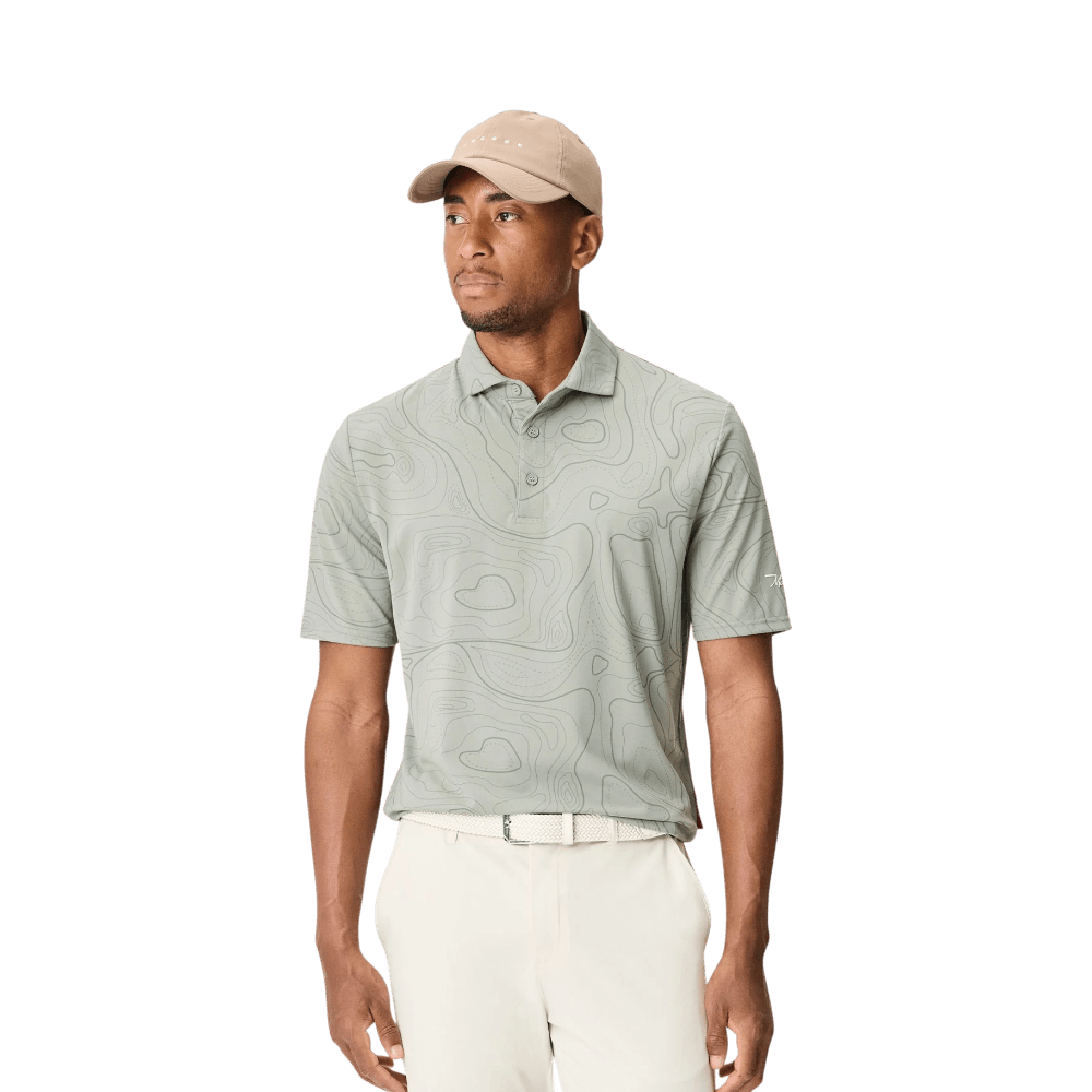 Macade Brooks Wayline Sage Golf Shirt