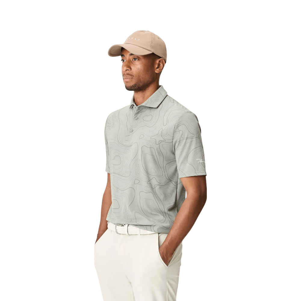 Macade Brooks Wayline Sage Golf Shirt