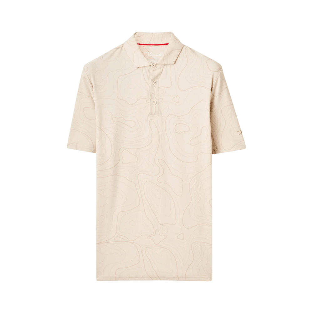 Macade Brooks Wayline Sand Golf Shirt