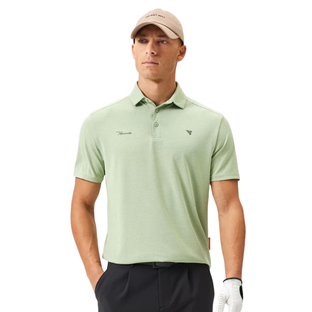 Macade Core Tech Sage Green Golf Shirt