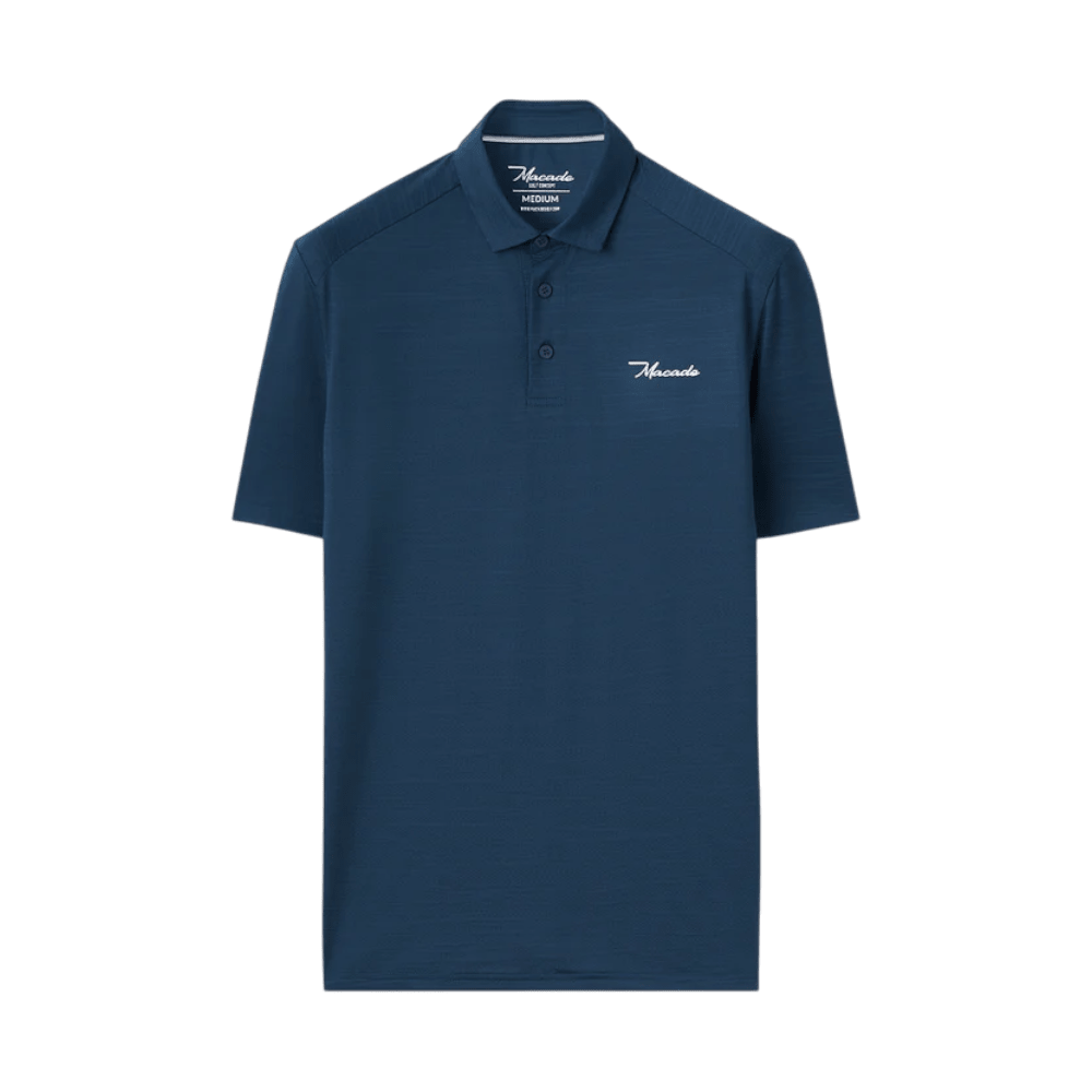 Macade Flight Steel Blue Golf Shirt